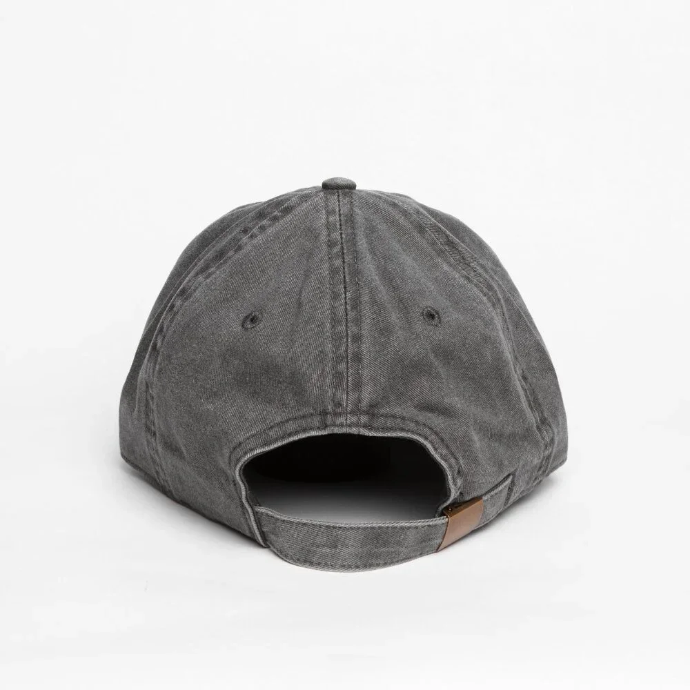 Childless Cat Lady charcoal gray dad cap hat - Picture 5 of 8